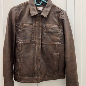 Carbon2Cobalt Avion Leather Jacket